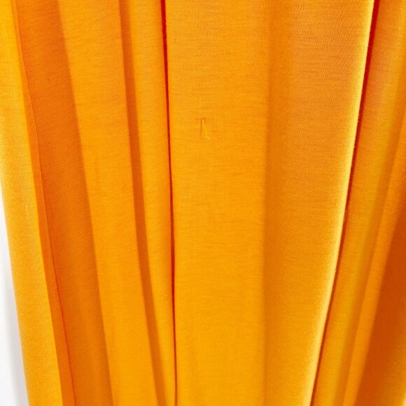 6 degrees Strapless Maxi Sundress Swimsuit Cover Size M Orange Ruffled - Picture 3 of 7